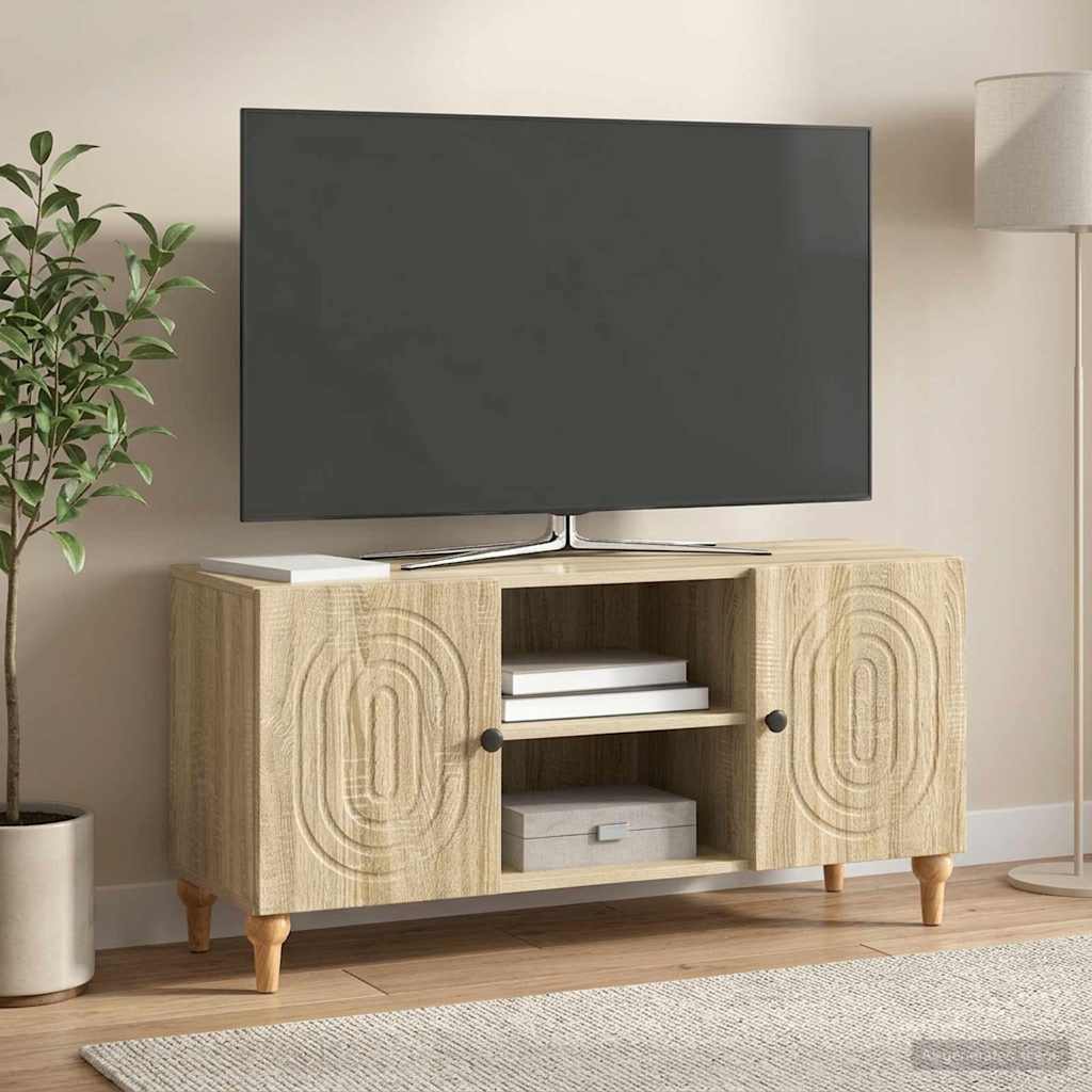 TV-skab Sonoma-eg 102 x 34,5 x 50 cm Konstrueret træ