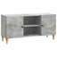 TV-skab Betongrå 102 x 34,5 x 50 cm Konstrueret træ
