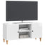 TV-skab Hvid højglans 102 x 34,5 x 50 cm Konstrueret træ