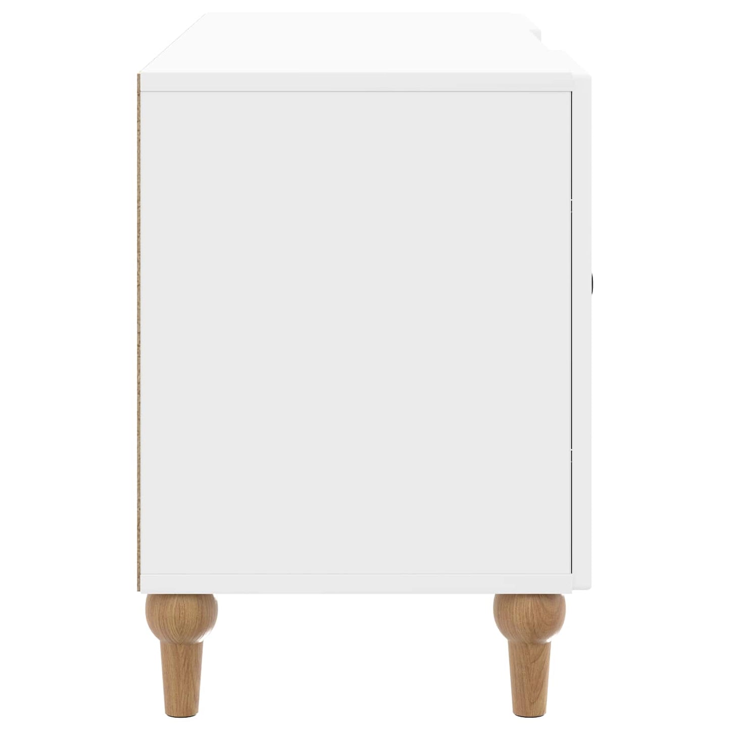 TV-skab Hvid højglans 102 x 34,5 x 50 cm Konstrueret træ