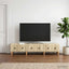 TV-skab med skuffe Sonoma-eg 147 x 34,5 x 30 cm Konstrueret træ
