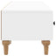 TV-skab Hvid højglans 147 x 34,5 x 30 cm Konstrueret træ