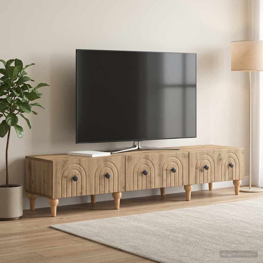 TV-skab Artisan-eg 147 x 34,5 x 30 cm Konstrueret træ
