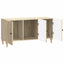 TV-skab Sonoma-eg 99 x 34,5 x 50 cm Konstrueret træ