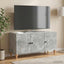 TV-skab Betongrå 99 x 34,5 x 50 cm Konstrueret træ