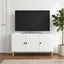 TV-skab Hvid højglans 99 x 34,5 x 50 cm Konstrueret træ