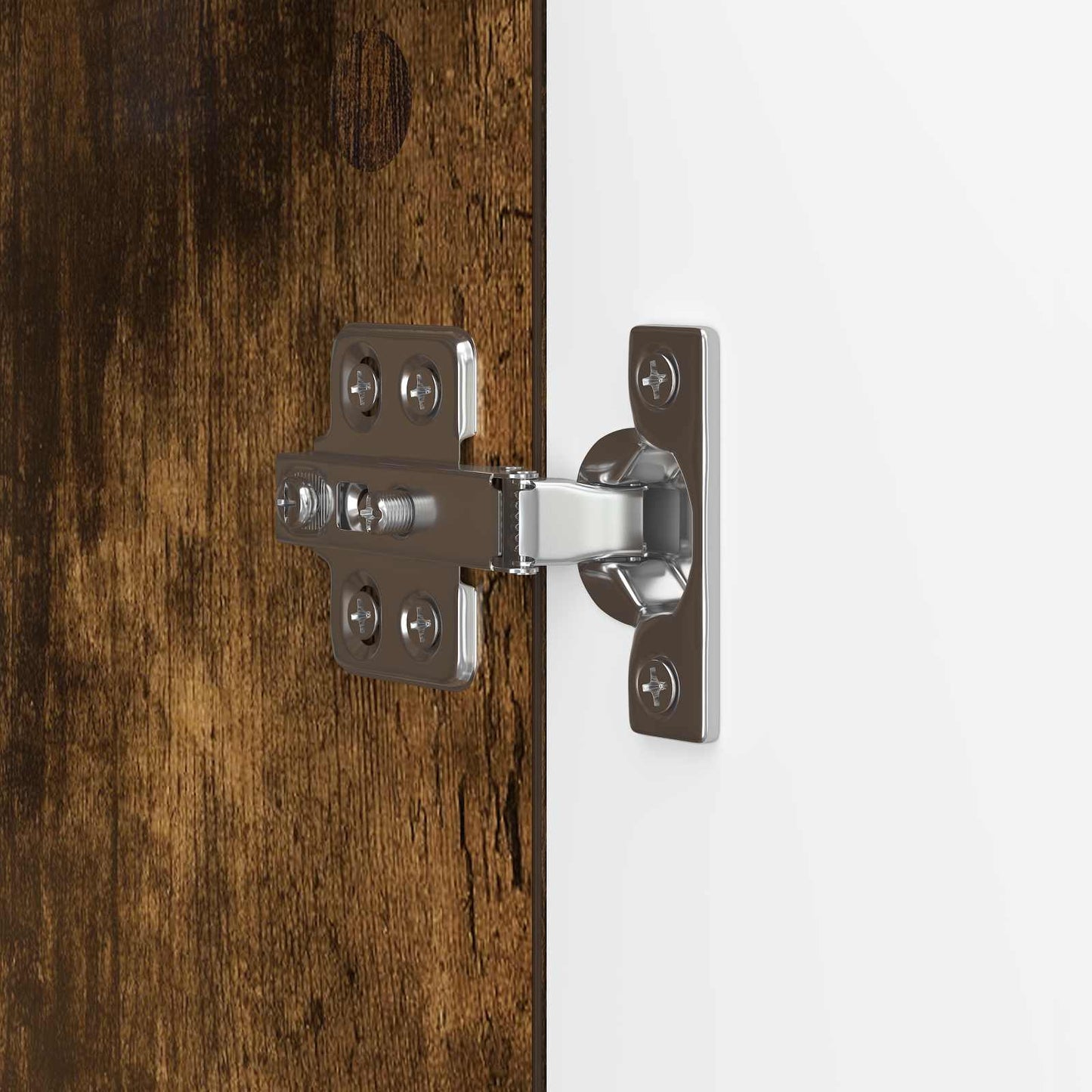 TV-skab Røget eg 99 x 34,5 x 50 cm Konstrueret træ