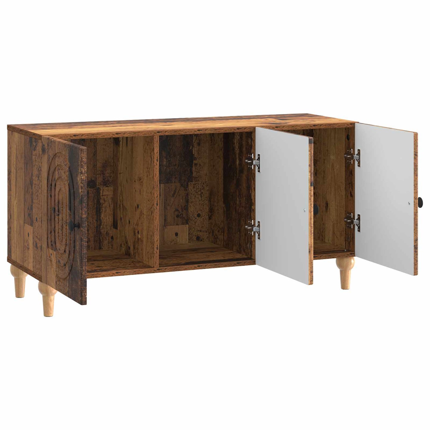 TV-skab Gammelt træ 99 x 34,5 x 50 cm Konstrueret træ