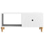 Sofabord Hvid 90 x 50 x 40 cm Konstrueret træ