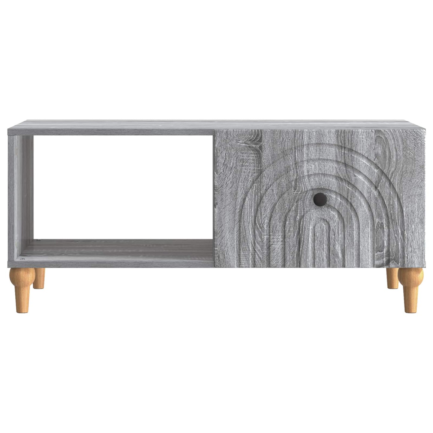 Sofabord Grå sonoma-eg 90 x 50 x 40 cm Konstrueret træ