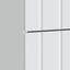 Natskab 2 pcs Hvid 43 x 34,5 x 49,5 cm Konstrueret træ