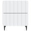Natskab 2 pcs Hvid 43 x 34,5 x 49,5 cm Konstrueret træ