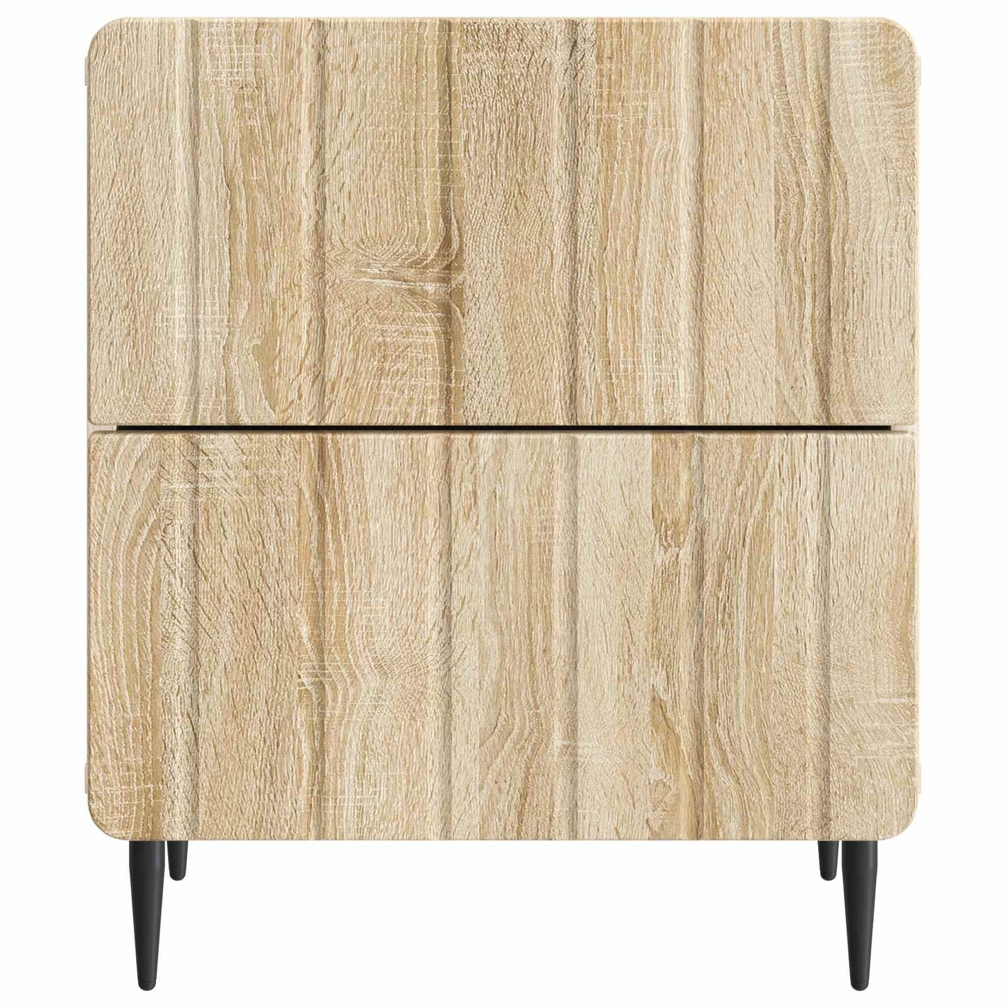 Natskab 2 stk. Sonoma-eg 43 x 34,5 x 49,5 cm Konstrueret træ
