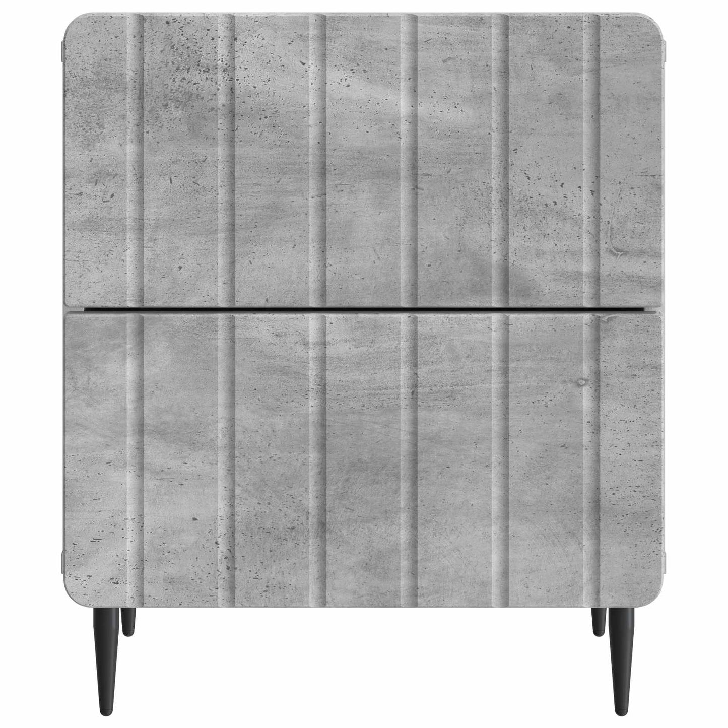 Natskab med skuffe Betongrå 43 x 34,5 x 49,5 cm Konstrueret træ