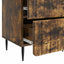 Natskab 2 stk. Røget eg 43 x 34,5 x 49,5 cm Konstrueret træ