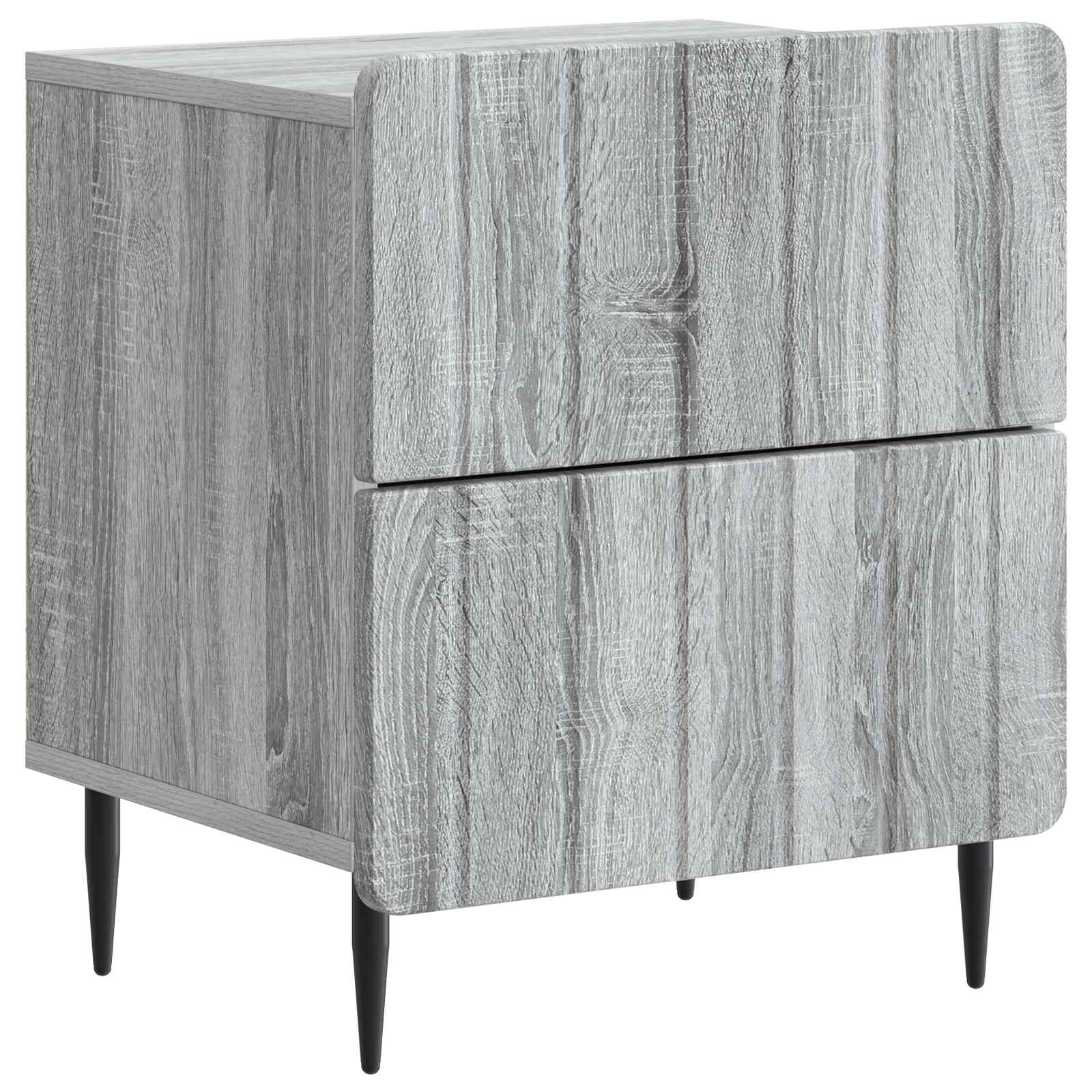Natskab Grå sonoma-eg 43 x 34,5 x 49,5 cm Konstrueret træ billede