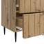 Natskab 2 stk. Artisan-eg 43 x 34,5 x 49,5 cm Konstrueret træ