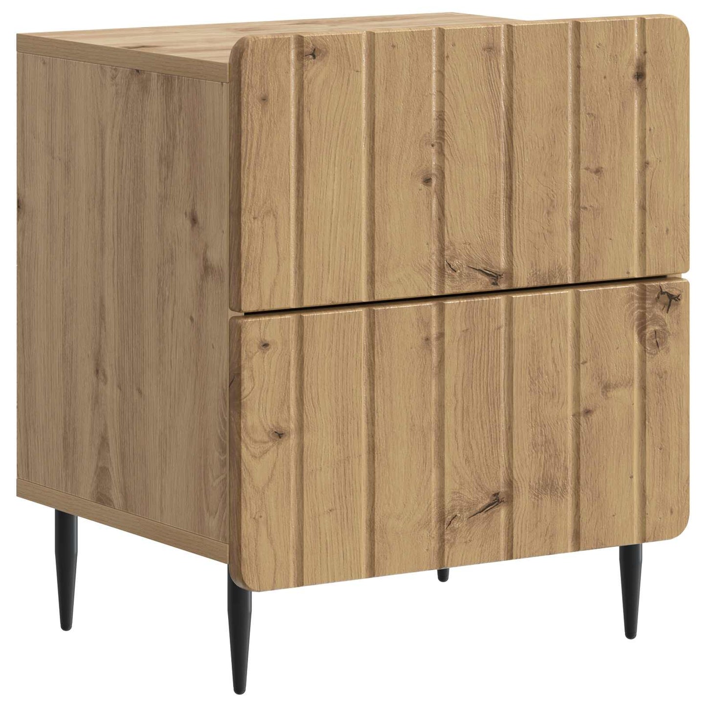 Natskab 2 stk. Artisan-eg 43 x 34,5 x 49,5 cm Konstrueret træ