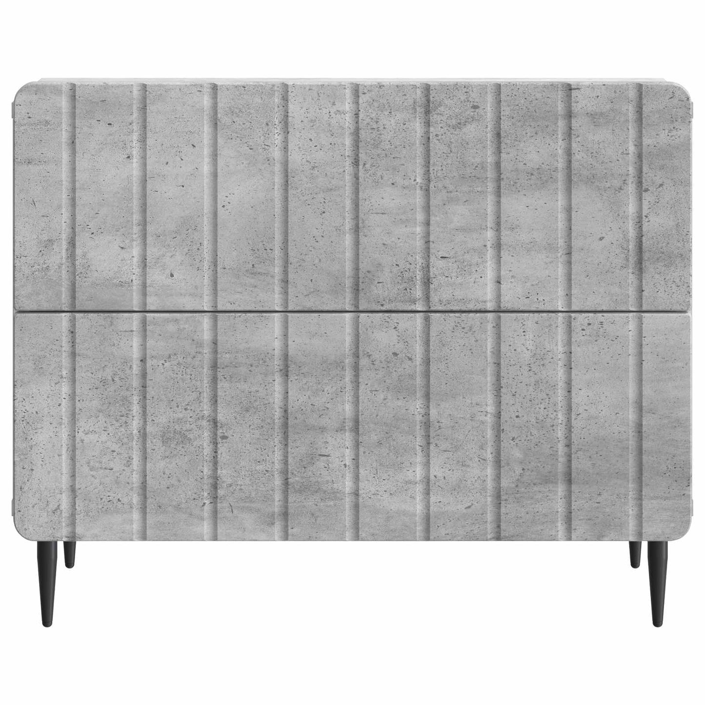 Natskab med skuffe Betongrå 62 x 34,5 x 49,5 cm Konstrueret træ