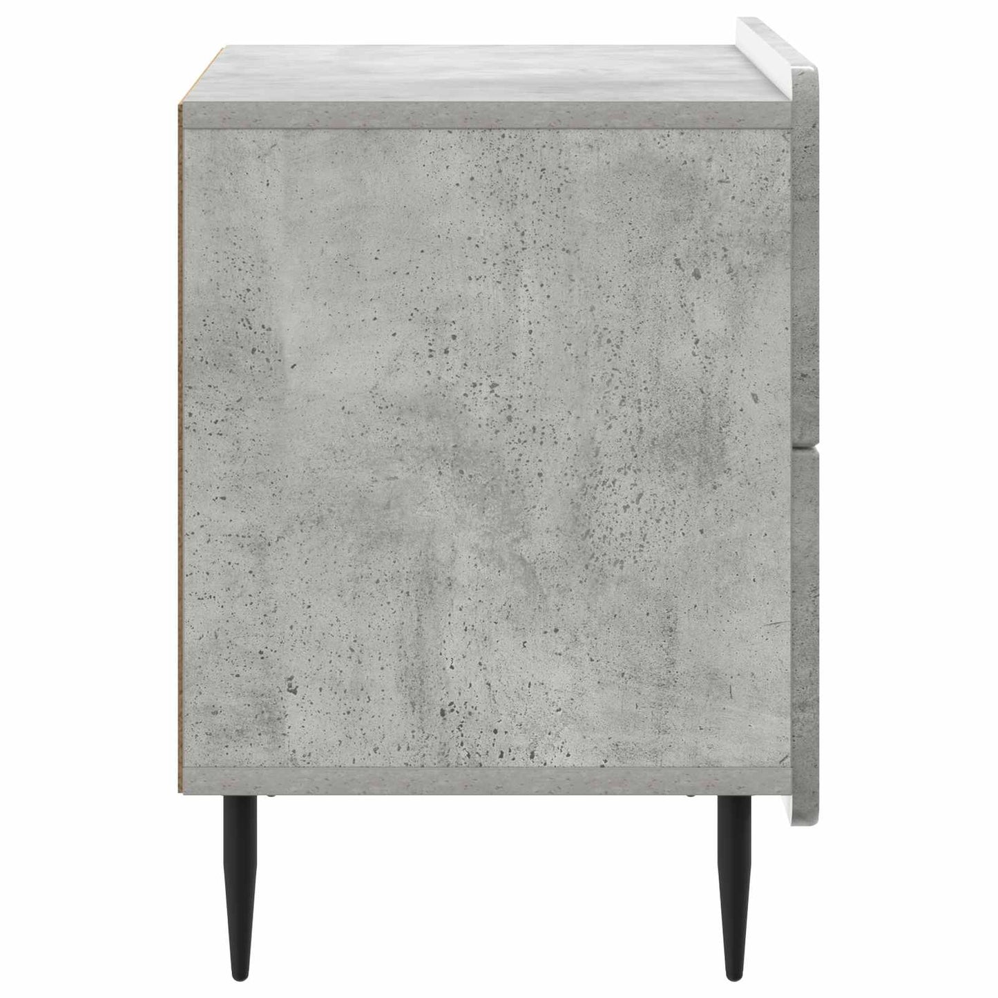 Natskab med skuffe Betongrå 62 x 34,5 x 49,5 cm Konstrueret træ