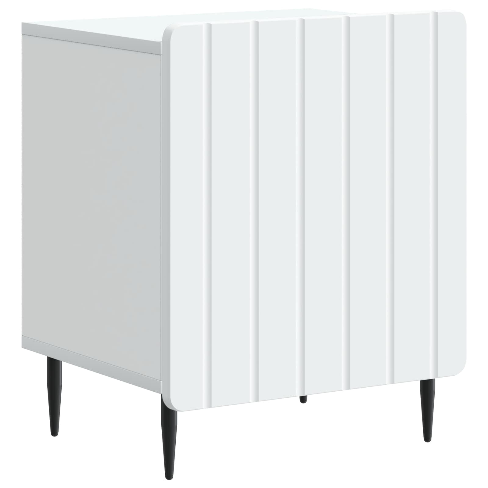 Natskab Hvid 43 x 34,5 x 52 cm Konstrueret træ billede