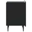 Natskab 2 pcs Sort 43 x 34,5 x 52 cm Konstrueret træ