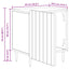 Natskab 2 pcs Betongrå 43 x 34,5 x 52 cm Konstrueret træ