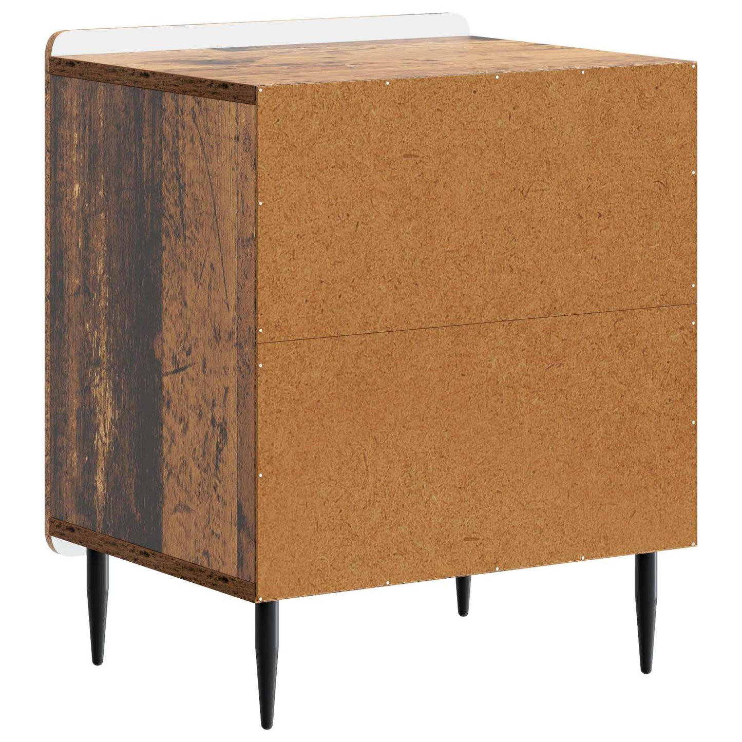 Natskab 2 pcs Gammelt træ 43 x 34,5 x 52 cm Konstrueret træ