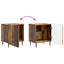 Natskab 2 pcs Gammelt træ 43 x 34,5 x 52 cm Konstrueret træ