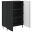 Sideboard Sort 66 x 34,5 x 92 cm Konstrueret træ