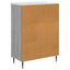 Sideboard Grå sonoma-eg 66 x 34,5 x 92 cm Konstrueret træ