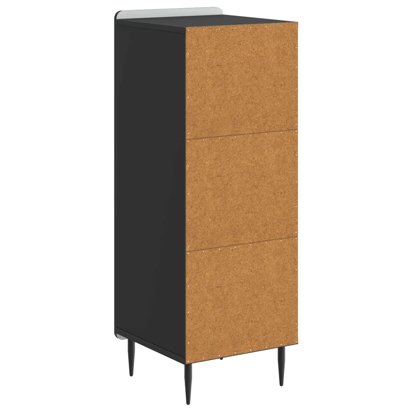 Sideboard Sort 34,5 x 33 x 92 cm Konstrueret træ