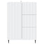 Sideboard Hvid 66 x 34,5 x 91,5 cm Konstrueret træ