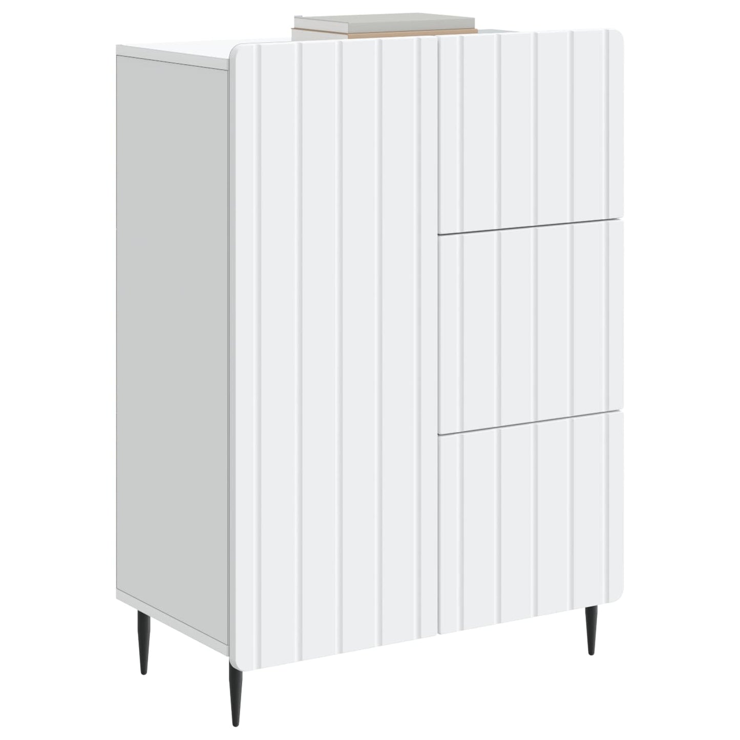 Sideboard Hvid 66 x 34,5 x 91,5 cm Konstrueret træ