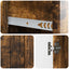 Sideboard Røget eg 66 x 34,5 x 91,5 cm Konstrueret træ