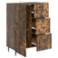 Sideboard Røget eg 66 x 34,5 x 91,5 cm Konstrueret træ