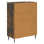 Sideboard Røget eg 66 x 34,5 x 91,5 cm Konstrueret træ
