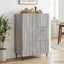 Sideboard Grå sonoma-eg 66 x 34,5 x 91,5 cm Konstrueret træ