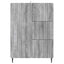 Sideboard Grå sonoma-eg 66 x 34,5 x 91,5 cm Konstrueret træ