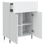 Sideboard Hvid 66 x 34,5 x 92 cm Konstrueret træ