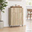 Sideboard Sonoma-eg 66 x 34,5 x 92 cm Konstrueret træ