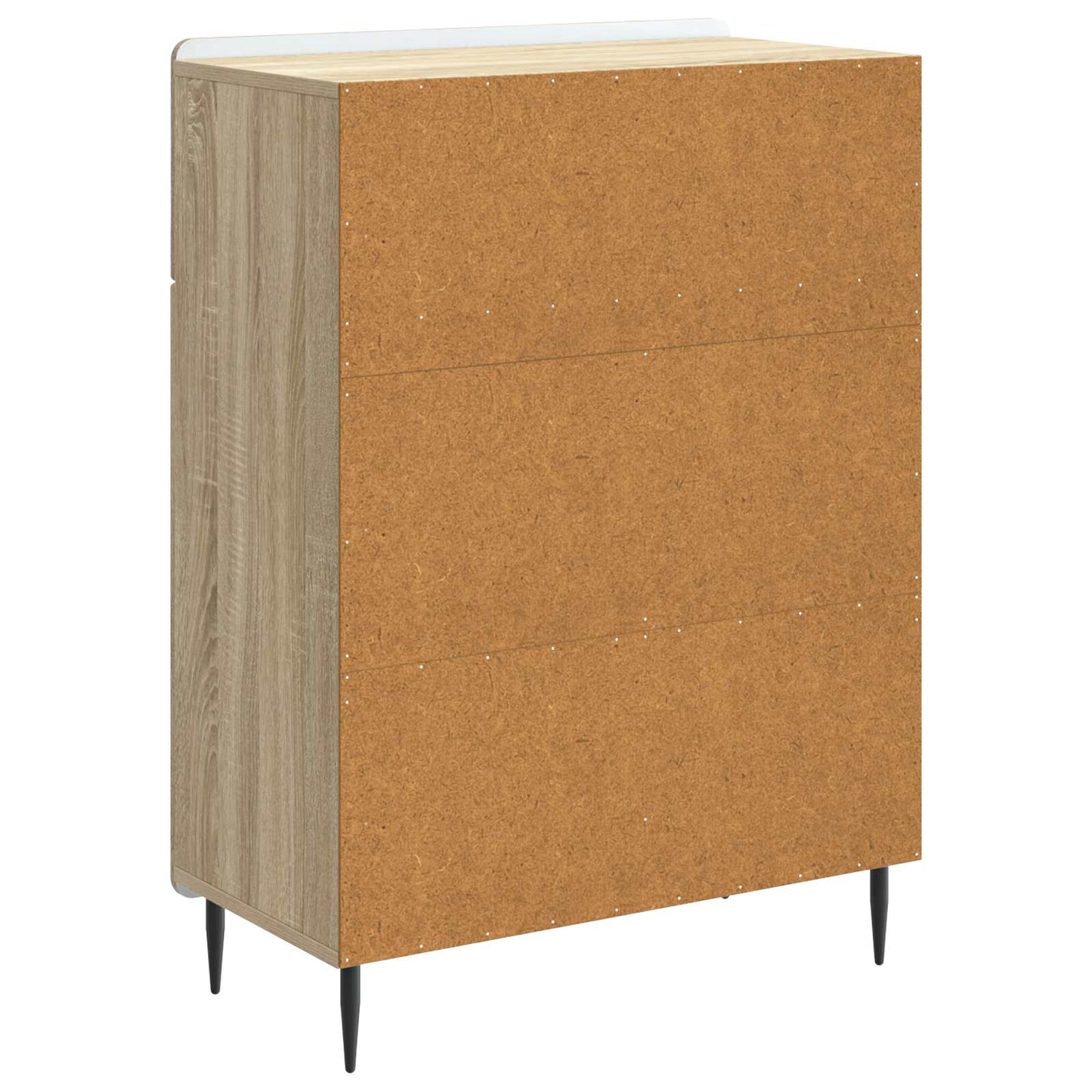 Sideboard Sonoma-eg 66 x 34,5 x 92 cm Konstrueret træ