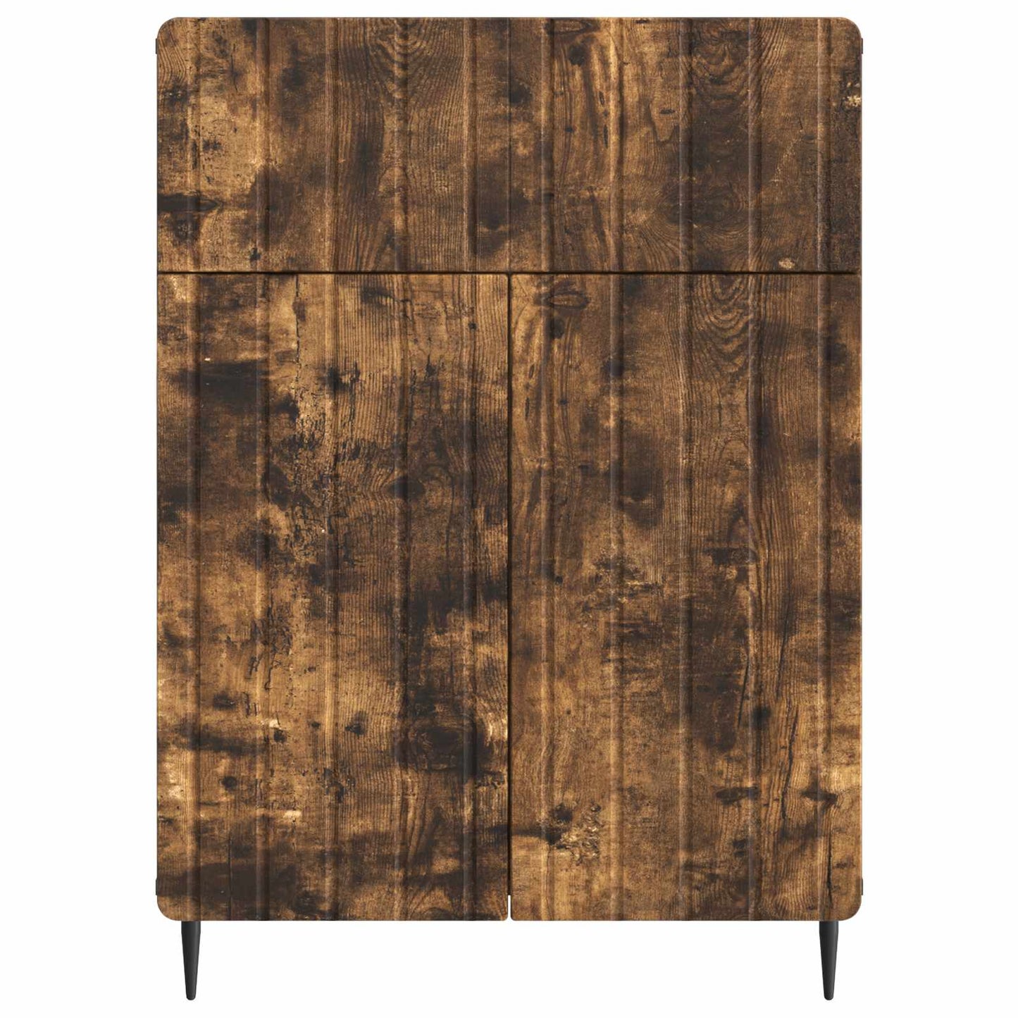 Sideboard med skuffe Røget eg 66 x 34,5 x 92 cm Konstrueret træ