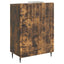Sideboard med skuffe Røget eg 66 x 34,5 x 92 cm Konstrueret træ