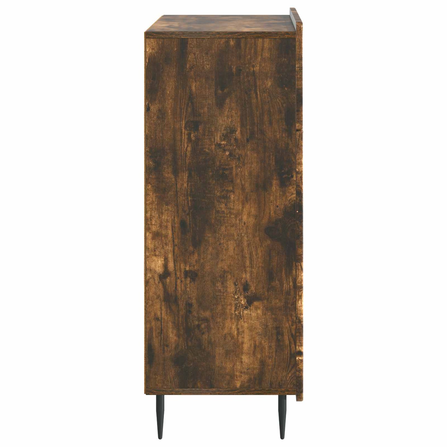 Sideboard med skuffe Røget eg 66 x 34,5 x 92 cm Konstrueret træ