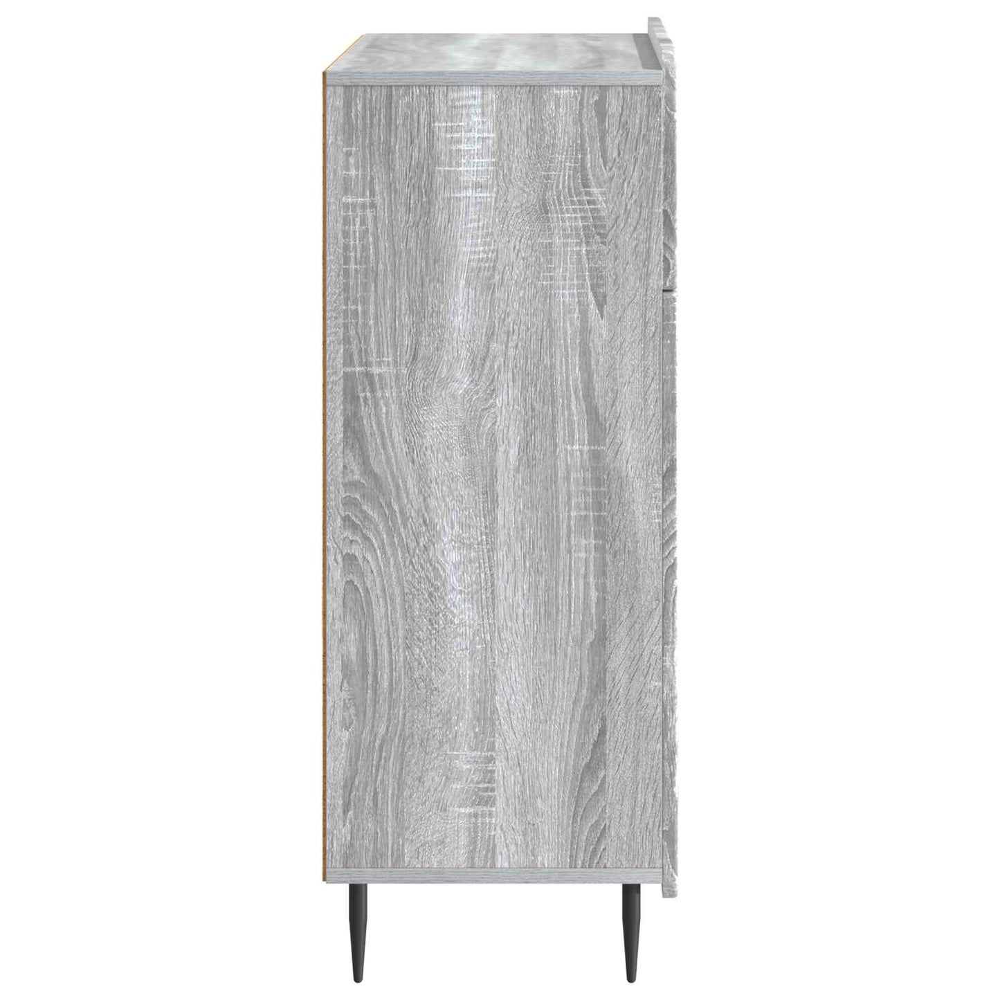 Sideboard Grå sonoma-eg 66 x 34,5 x 92 cm Konstrueret træ