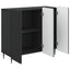 Sideboard Sort 89 x 34,5 x 82 cm Konstrueret træ