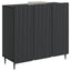 Sideboard Sort 89 x 34,5 x 82 cm Konstrueret træ