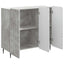 Sideboard Betongrå 89 x 34,5 x 82 cm Konstrueret træ