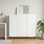 Sideboard Hvid højglans 89 x 34,5 x 82 cm Konstrueret træ